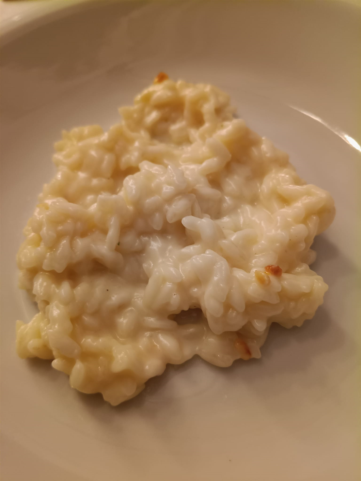 Risotto con tuma e nocciole